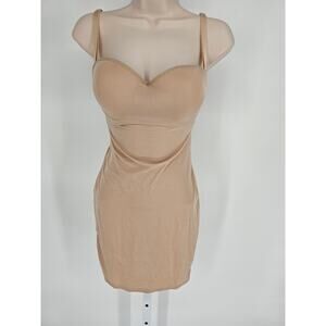 Heavenly Shapewear Womens Sz M Dress Shaper Body Shaper Beige